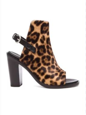 Rag & Bone Leopard Wyatt Pony Hair Sandal Heels